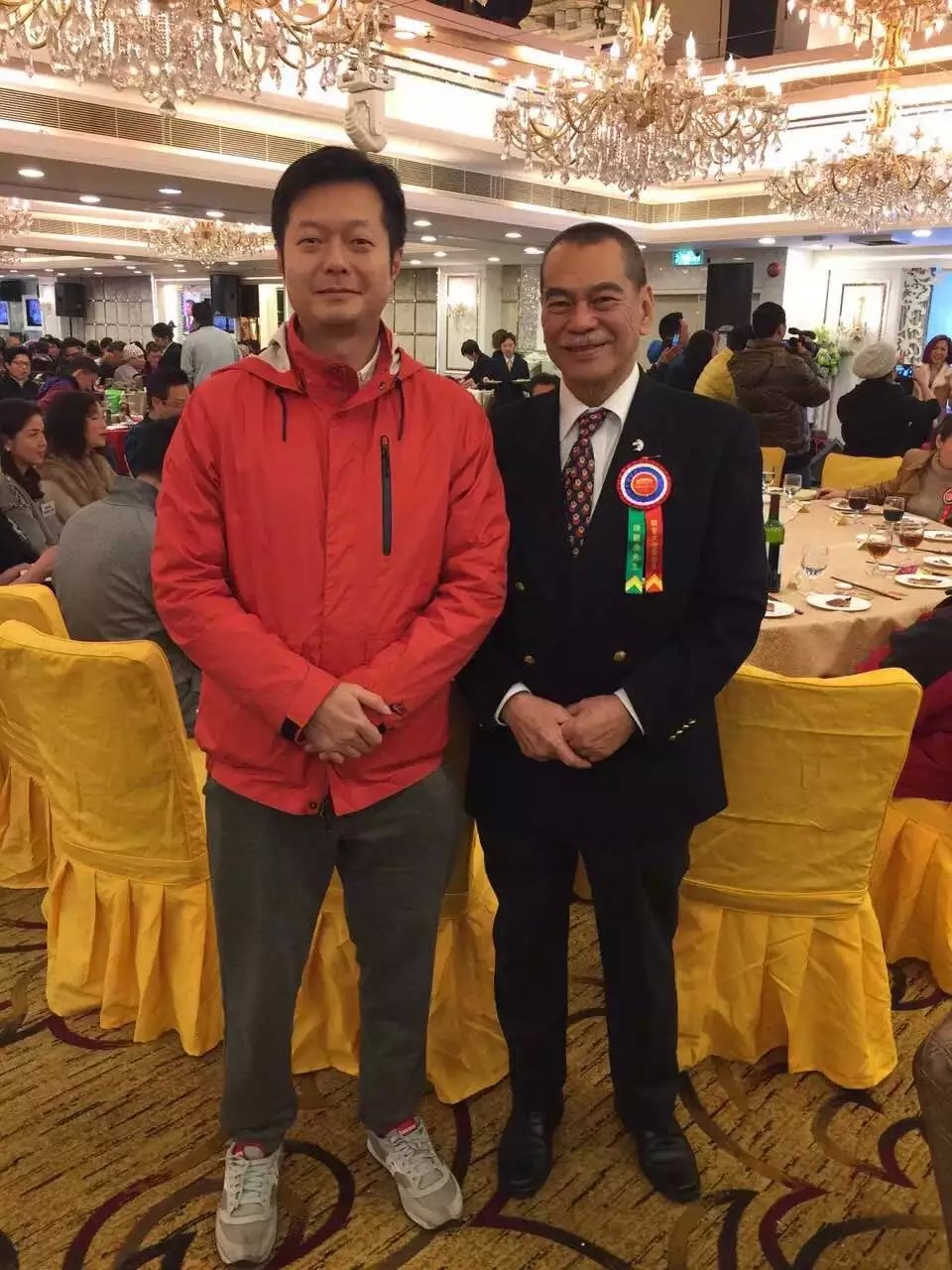师父和香港影视大咖在一起