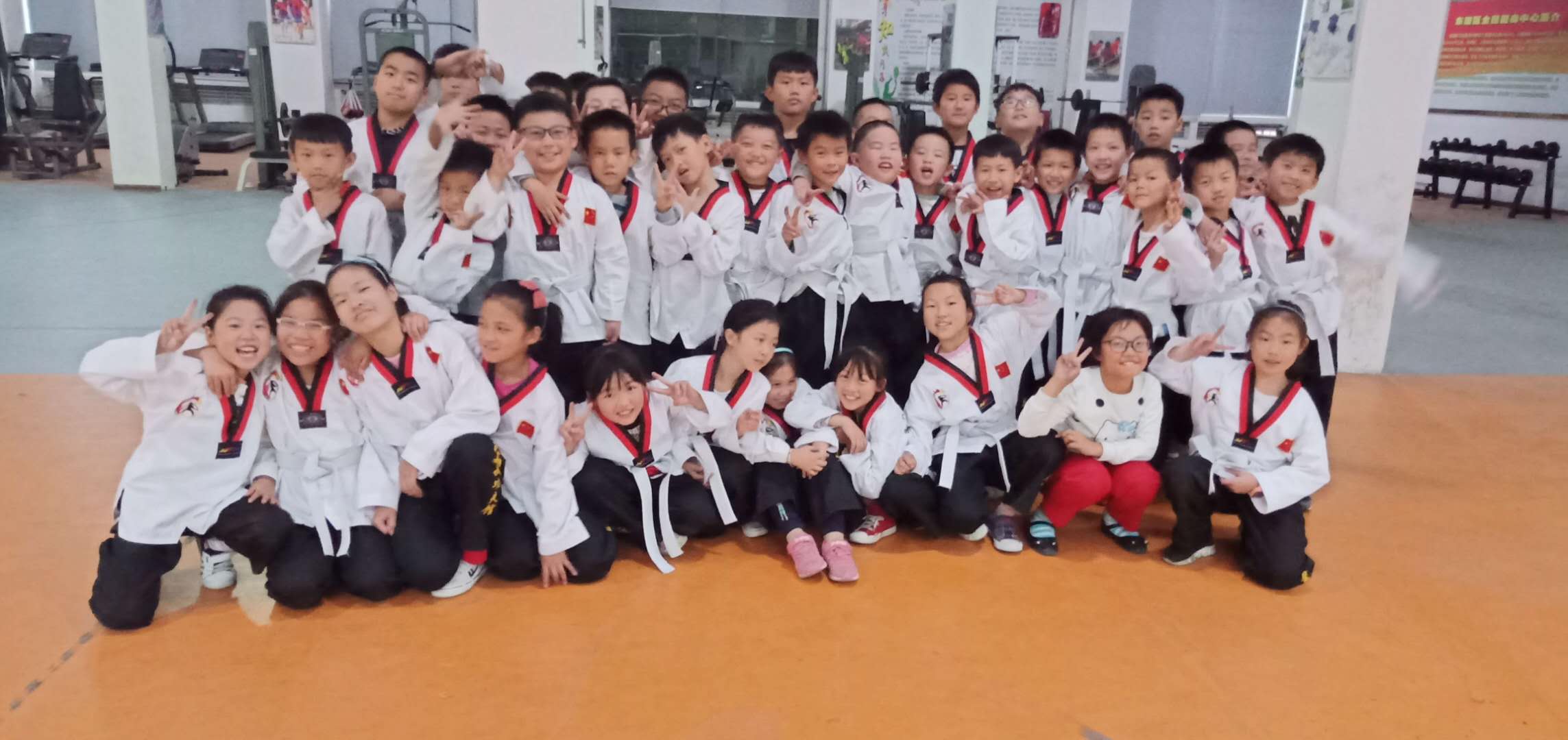 陈馆长进行“武术进校园‘活动